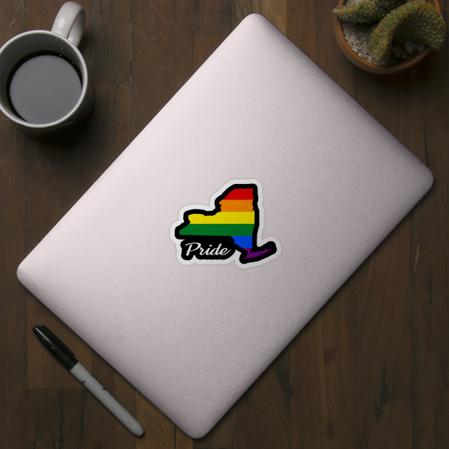 New York Pride | LGBT Rainbow Flag by jpmariano